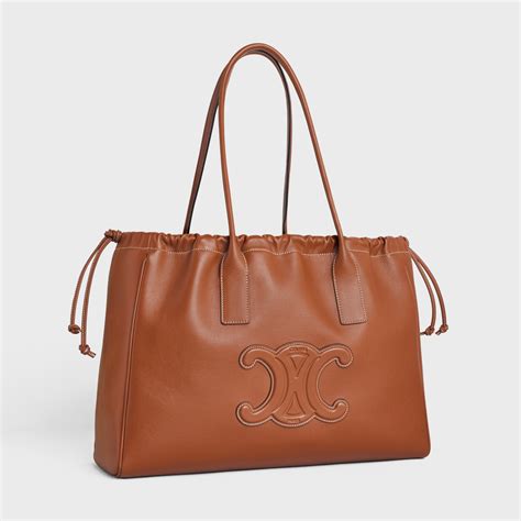 The Celine Cabas Drawstring Tote Bag 